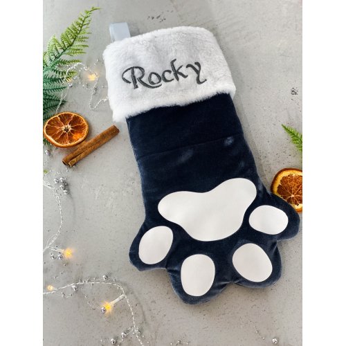 Nimeline jõulusokk „Kassi käpajälg“